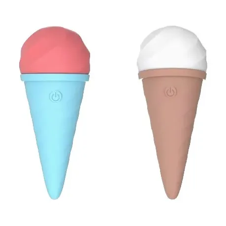 Ice Cream Swirl Clitoral Vibrator (Pink)