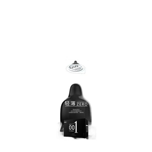 OLO Hyaluronic Silky Thin Condoms 10s (Black)
