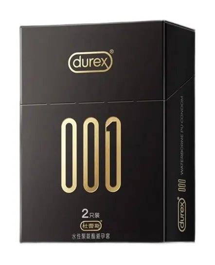 Durex 001 Polyurethane Condoms 2s