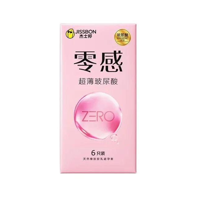 Jissbon Zero Hyaluronic Ultra-Thin Condoms 6s